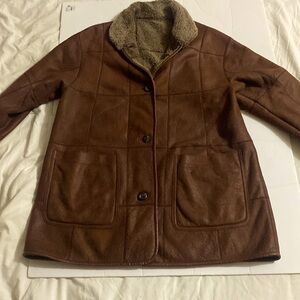 Rare Vintage Men’s Reversible Sheepskin coat. Made in Germany